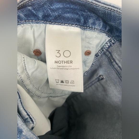 MOTHER The Looker Ankle We The Animals Skinny Jeans Blue Size 30 - Picture 9 of 12